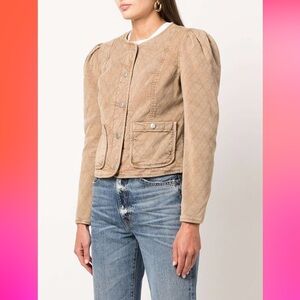 Veronica Beard Camilla Quilted Cropped Jacket